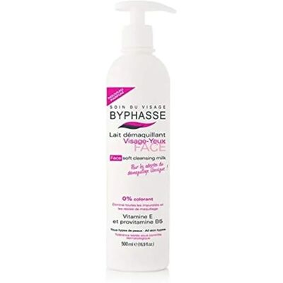 Démaquillant Byphasse - Doux, Hydratant, 500ml - Publicité Démaquillant Byphasse - Doux, Hydratant, 500ml - Publicité