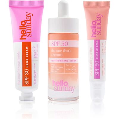 Hello Sunday SPF Das Alltags-Set - Hautpflege-Geschenkset Hello Sunday SPF Das Alltags-Set - Hautpflege-Geschenkset