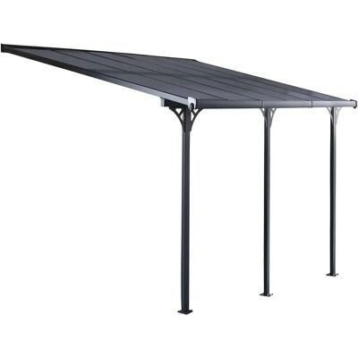 Pergola a Parete Gardiun Elliot - 11 m² - Alluminio & Pannelli UV Pergola a Parete Gardiun Elliot - 11 m² - Alluminio & Pannelli UV