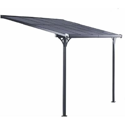Pergola a Parete Gardiun Elliot - Alluminio, Regolabile, 9,5m² Pergola a Parete Gardiun Elliot - Alluminio, Regolabile, 9,5m²