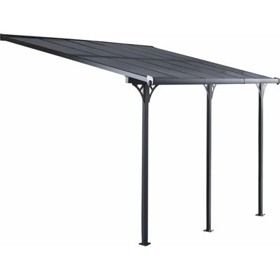 Pergola a Parete Gardiun Elliot - Pannelli in Policarbonato UV - 13m² Pergola a Parete Gardiun Elliot - Pannelli in Policarbonato UV - 13m²