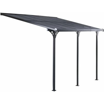 Gardiun Pergola a Parete Elliot - Alluminio, Pannelli UV, Pórticos Regolabili, 18,8m² Gardiun Pergola a Parete Elliot - Alluminio, Pannelli UV, Pórticos Regolabili, 18,8m²