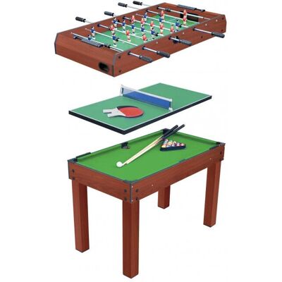 Mesa multi-juegos BigBuy 120x80x61cm 3 en 1 Mesa multi-juegos BigBuy 120x80x61cm 3 en 1