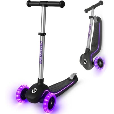 Monopattino Eco Future Viola Qplay con Luci Monopattino Eco Future Viola Qplay con Luci