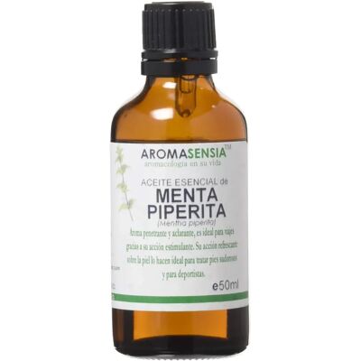 Aceite esencial de menta Piperita - 50 ml - Aromasensia Aceite esencial de menta Piperita - 50 ml - Aromasensia