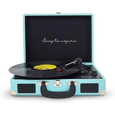 Prixton VC400 Bluetooth Platenspeler - Vinyl naar WAV, Draagbaar, Vintage Stijl Prixton VC400 Bluetooth Platenspeler - Vinyl naar WAV, Draagbaar, Vintage Stijl