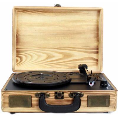 PRIXTON VC400 Toca-discos - Vintage Madeira Bluetooth PRIXTON VC400 Toca-discos - Vintage Madeira Bluetooth