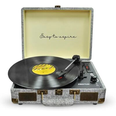 Tournette PRIXTON VC400 - Convertisseur Bluetooth Vinyles Vintage Portable - Publicité Tournette PRIXTON VC400 - Convertisseur Bluetooth Vinyles Vintage Portable - Publicité