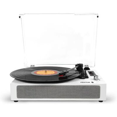 Giradischi Studio Deluxe PRIXTON - Bluetooth, USB, MicroSD, RCA - Blanco Giradischi Studio Deluxe PRIXTON - Bluetooth, USB, MicroSD, RCA - Blanco