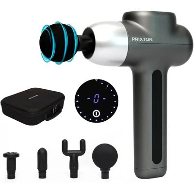 Prixton Titan MGF300 Pistolet de Massage - 5 Vitesses, 4 Têtes Prixton Titan MGF300 Pistolet de Massage - 5 Vitesses, 4 Têtes
