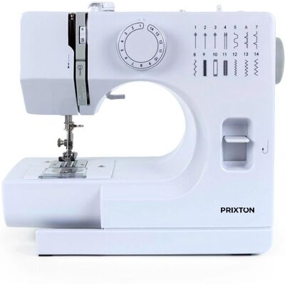 PRIXTON Machine à Coudre P115 - 14 Points - 2 Vitesses - Publicité PRIXTON Machine à Coudre P115 - 14 Points - 2 Vitesses - Publicité