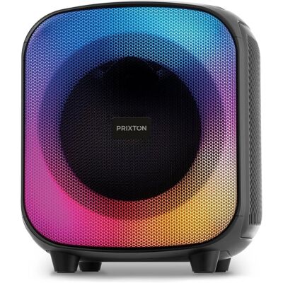 Prixton Jaia Bluetooth Karaoke Lautsprecher - 40W, LED-Lichter, Mikrofoneingang Prixton Jaia Bluetooth Karaoke Lautsprecher - 40W, LED-Lichter, Mikrofoneingang