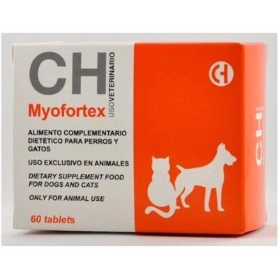 Chemical Ibérica - myofortex para Perros y Gatos Ayuda a la Función Cardíaca 60 comp. Chemical Ibérica - myofortex para Perros y Gatos Ayuda a la Función Cardíaca 60 comp.