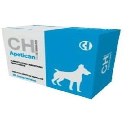 CHEMICAL IBÉRICA Apetican Potenciador del Apetito para Perros - 60 Comprimidos CHEMICAL IBÉRICA Apetican Potenciador del Apetito para Perros - 60 Comprimidos