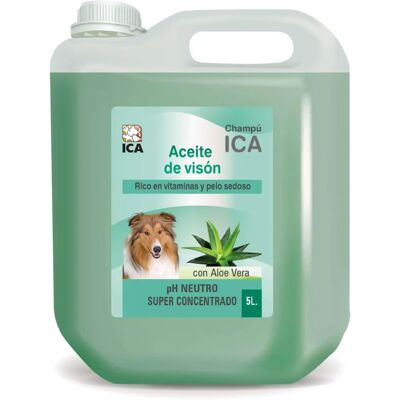 Shampoing ICA Huile de vison - Aloe Vera pour chiens Shampoing ICA Huile de vison - Aloe Vera pour chiens