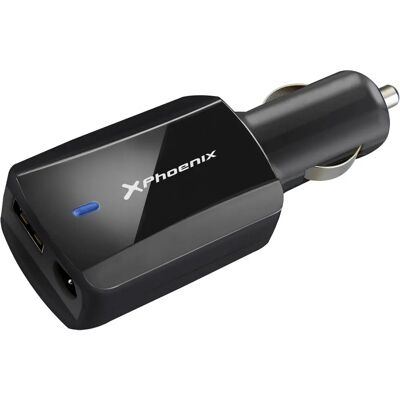 Phoenix PHLAPTOPCARCHARGER - Laptop & Handy-Ladegerät, 12 Stecker Phoenix PHLAPTOPCARCHARGER - Laptop & Handy-Ladegerät, 12 Stecker