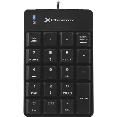 Phoenix Technologies PHNUMERICALPADB Teclado Numérico - Negro Phoenix Technologies PHNUMERICALPADB Teclado Numérico - Negro