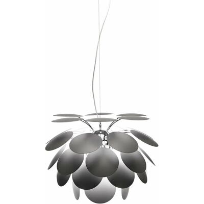Suspension Discocó Marset Gris - 35 Disques, 35cm, Moderne - Publicité Suspension Discocó Marset Gris - 35 Disques, 35cm, Moderne - Publicité