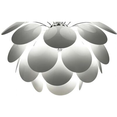 Plafonnier Blanc Discocó de Marset - 68cm - Publicité Plafonnier Blanc Discocó de Marset - 68cm - Publicité