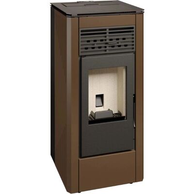 Ferlux - natalia 10 - marrón - vintage - pellet stove Ferlux - natalia 10 - marrón - vintage - pellet stove