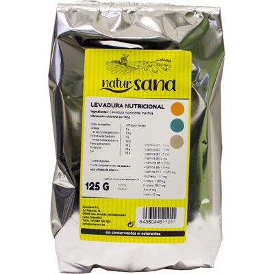 Suplemento Natursana - Levedura Vegana, 125g Suplemento Natursana - Levedura Vegana, 125g