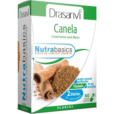 Drasanvi Nutrabasics Zimt - Nahrungsergänzung - 60 Kapseln Drasanvi Nutrabasics Zimt - Nahrungsergänzung - 60 Kapseln