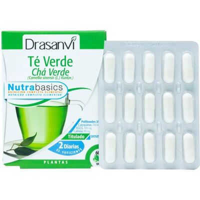 Drasanvi Grüner Tee - 486mg Kapseln - Grüntee Drasanvi Grüner Tee - 486mg Kapseln - Grüntee