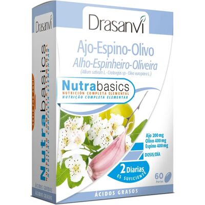 Complemento Alimentar DRASANVI Ajo Espino Olivo Nutrabasicos 500 Mg 60 Complemento Alimentar DRASANVI Ajo Espino Olivo Nutrabasicos 500 Mg 60
