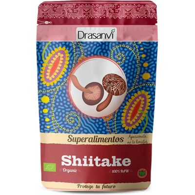 Drasanvi Organic Shiitake Superfoods - 125g Organic Mushroom Drasanvi Organic Shiitake Superfoods - 125g Organic Mushroom