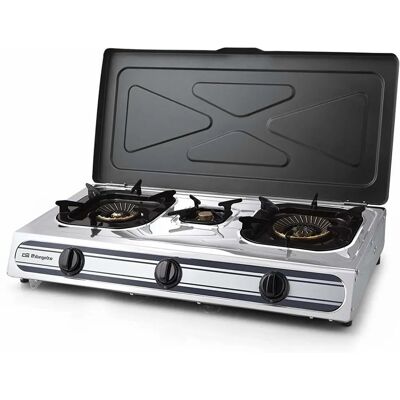 Réchaud de camping Orbegozo FO 3510 - Gaz & Liquide - 3 brûleurs Réchaud de camping Orbegozo FO 3510 - Gaz & Liquide - 3 brûleurs