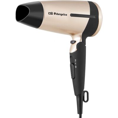 Orbegozo SE 1600 Haartrockner - 1600 W, Schwarz, Modernes Design Orbegozo SE 1600 Haartrockner - 1600 W, Schwarz, Modernes Design