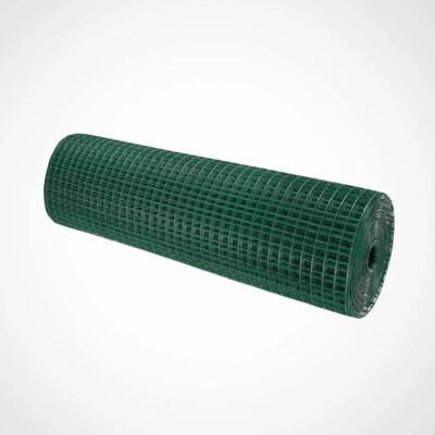Comercial Candela - Malla Metálica Galvanizada - 6x6MM - 1x25m - Verde - Malla de Cercado Comercial Candela - Malla Metálica Galvanizada - 6x6MM - 1x25m - Verde - Malla de Cercado