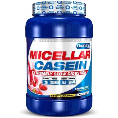 Caseína Micelar Quamtrax - Morango - Suplemento Alimentar Caseína Micelar Quamtrax - Morango - Suplemento Alimentar