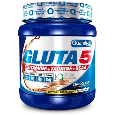 Quamtrax Nutrition Gluta 5 Chocolate - Suplemento alimentar Quamtrax Nutrition Gluta 5 Chocolate - Suplemento alimentar
