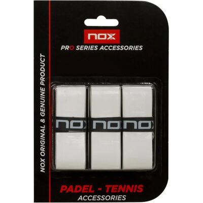 Nox Pro Padel Overgrip 3-pack Hvit - Overgrip Nox Pro Padel Overgrip 3-pack Hvit - Overgrip