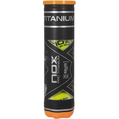 Nox Pro Titanium Dourado 4 Bälle - Padelbälle Nox Pro Titanium Dourado 4 Bälle - Padelbälle