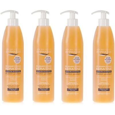 Shampoo alla cheratina Byphasse - Anti-secchezza, Rinforzante, Nutriente Shampoo alla cheratina Byphasse - Anti-secchezza, Rinforzante, Nutriente