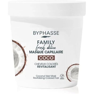Maschera per capelli colorati al cocco Byphasse - Rivitalizzante 250ml Maschera per capelli colorati al cocco Byphasse - Rivitalizzante 250ml
