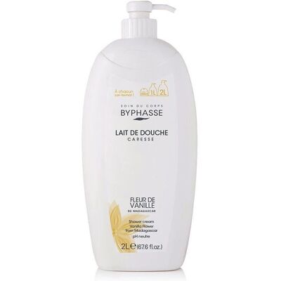 Byphasse Caresse Duschgel Vanilleblüte 2000 ml – Unisex Byphasse Caresse Duschgel Vanilleblüte 2000 ml – Unisex