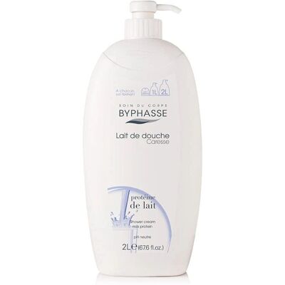 Gel Doccia Caresse di Byphasse con Proteina del Latte - 2L Gel Doccia Caresse di Byphasse con Proteina del Latte - 2L