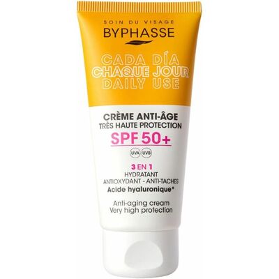 Byphasse Modelo 50ml Creme Facial Antienvelhecimento SPF50+ Byphasse Modelo 50ml Creme Facial Antienvelhecimento SPF50+