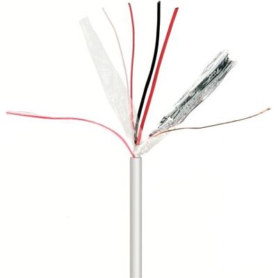 Nimo - Cable de intercomunicación de alarma - 4x0,22/0,75mm² - Cable Nimo - Cable de intercomunicación de alarma - 4x0,22/0,75mm² - Cable
