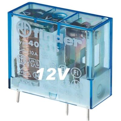 Finder 40319012.000 Relais 12V DC SPDT 10A Compact - Publicité Finder 40319012.000 Relais 12V DC SPDT 10A Compact - Publicité