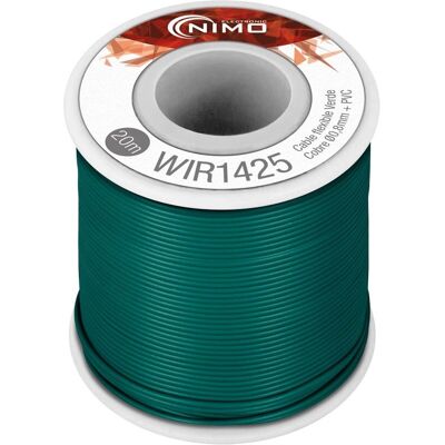 Nimo - 1x0.5mm² - Verde - 20m - Copper wire Nimo - 1x0.5mm² - Verde - 20m - Copper wire