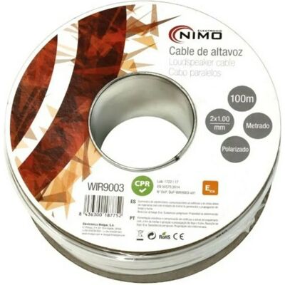 NIMO 28x0.12 mm X2 100m Cabo de Alto-falante - Cabo de Alto-falante NIMO 28x0.12 mm X2 100m Cabo de Alto-falante - Cabo de Alto-falante