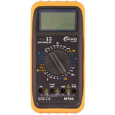 NIMO MY64 Digitalmultimeter - 600V, Zubehör, 10A - Multimeter NIMO MY64 Digitalmultimeter - 600V, Zubehör, 10A - Multimeter