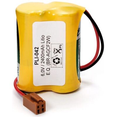 NIMO Lithium 6V 2400mAh Batterie - CR17450x2 & Stecker NIMO Lithium 6V 2400mAh Batterie - CR17450x2 & Stecker