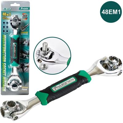 Pro'sKit HW-318 48-in-1 360° cabezas Juego de llaves hexagonales Pro'sKit HW-318 48-in-1 360° cabezas Juego de llaves hexagonales