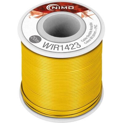 Nimo - 1x0.5mm2 Stranded - Amarelo - 20m - Electrical wire Nimo - 1x0.5mm2 Stranded - Amarelo - 20m - Electrical wire
