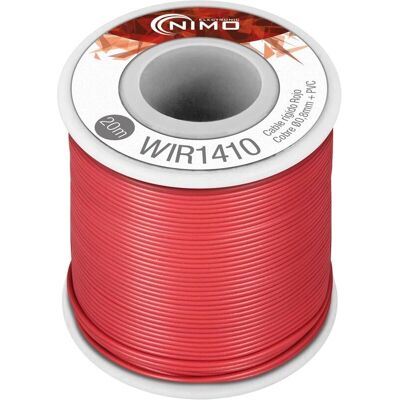 Nimo - Fio de cobre 1x0,8 mm - vermelho - 20 m - Electrical wire Nimo - Fio de cobre 1x0,8 mm - vermelho - 20 m - Electrical wire